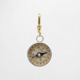 Vintage 1930's Tin Compass Lead Not Follow Charm