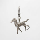 Prancing Pony Sterling Silver Handsome Horse Charm