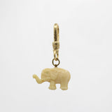 Vintage 1930's Cream Celluloid Crackerjack Box Elephant Prize Charm