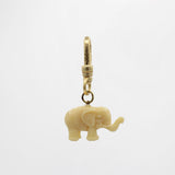 Vintage 1930's Cream Celluloid Crackerjack Box Elephant Prize Charm