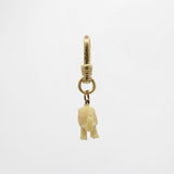 Vintage 1930's Cream Celluloid Crackerjack Box Elephant Prize Charm
