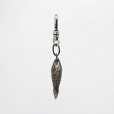 Vintage 1930's Hand-Detailed Sterling Silver Patina Fish for Luck Charm