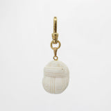 Hand Carved Bone Scarab Eternal Life Classic Nora Charm