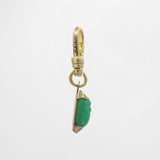Antique Egyptian Revival Molded Glass Scarab Eterna Cabochon Charm