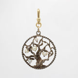 Vintage Sterling Silver and Pearl Tree of Life Charm