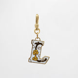 "L" is for Lovely Vint-tique 1930's Cloissone Enamel Letter L Charm