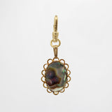 Ancestral Connections Vintage Scalloped Abalone Charm