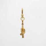 Thriving Vintage 10k Gold Saguaro Cactus With Diamond Charm