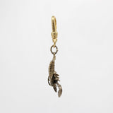 Earth Day Silver Louis the Lobster In Lotus Position Charm
