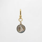 Sail Away Vintage Reverse Painted Glass Charm