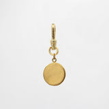 Show Jumping Vintage Reverse Painted Glass Charm