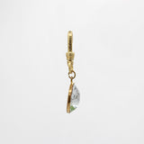 Tally Ho Vintage Reverse Painted Glass Charm