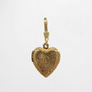 Vintage Chic 10 Karat Goldfilled Open & Shut Classic Heart Locket