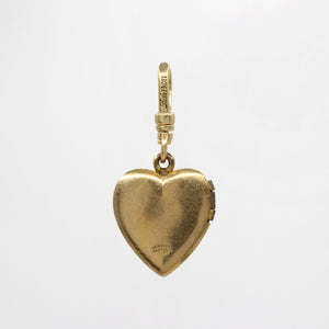 Vintage Chic 10 Karat Goldfilled Open & Shut Classic Heart Locket