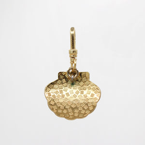 Fabulous Ombré Enamel Colors of the Sea Scallop Shell Susan Charm