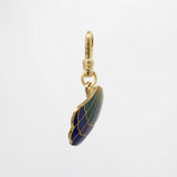 Fabulous Ombré Enamel Colors of the Sea Scallop Shell Susan Charm