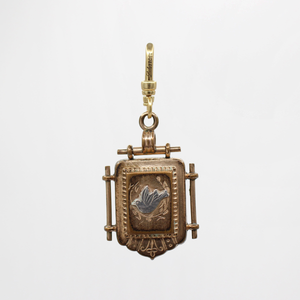 Antique Victorian Duo-Toned Goldfilled Bird on the Wing Fob Charm