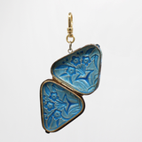 Vibrant Antique Chinese Cloisonné Sterling Silver Enamel Pique Box Charm