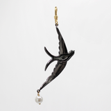 Archival Lulu Element Swarovski-Studied Flying Sparrow with Pearl Charm