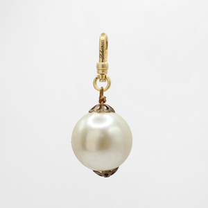 High Summer Oversized Luminous Glowy Resin Pearl Wisdom Marie Charm