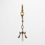 Antique Victorian 10kt Gold Seed Pearl Chandelier Charm
