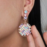 Exclamation Point Pastel Crystal Earrings