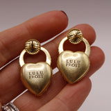 The Nina Pearl Heart Stud Earring