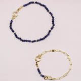 The Convertible Lapis Lazuli Necklace/Bracelet Set