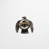 Santa Fe Antique Sterling Silver Original Patina Turquoise Thunderbird Pin