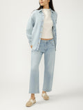 Silver Jeans Relaxed Button-Up Beach Shirt