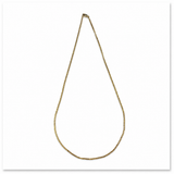 10K Yellow Gold Anchor Chain Frost Fine Necklace