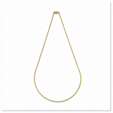 Rolo Chain Fine Frost Vermeil Necklace