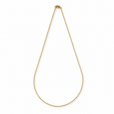 Large Paperclip Chain Fine Frost Vermeil Necklace