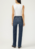 Avery High Rise Trouser Leg Luxe Stretch Jeans