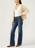 Avery High Rise Trouser Leg Luxe Stretch Jeans