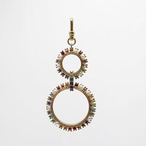 Archival Lulu Pastel and Gemstones Rainbow Charm