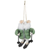 Mouse in Parka on Skis Ornament, Felt
