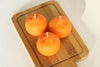 Orange Fruit Candles