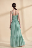 Amente Flounce Cami Maxi Dress in Mint