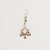 Antique Sterling Silver and Marcasite Stones Chandelier Charm