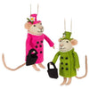 Queen Mouse Ornament-2 Assorted 5"H
