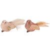 Blush Birds Ornament Set