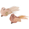 Blush Birds Ornament Set