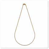 Box Chain Fine Frost Vermeil Necklace