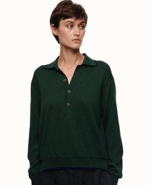 Cass Polo in Extra Fine Merino Wool