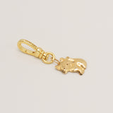 14 Karat Gold Puffy Smiling Cat Vintage Charm