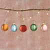 Macaroon Ornaments - Set of 5 - Gold, Red, Blue, Green, Pink