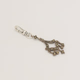 Antique Sterling Silver and Marcasite Stones Chandelier Charm