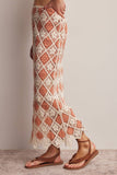 Forte Crochet Diamond Midi Skirt FWSK002