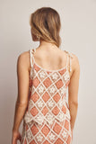 Forte Crochet Diamond Tank Top FSW0043